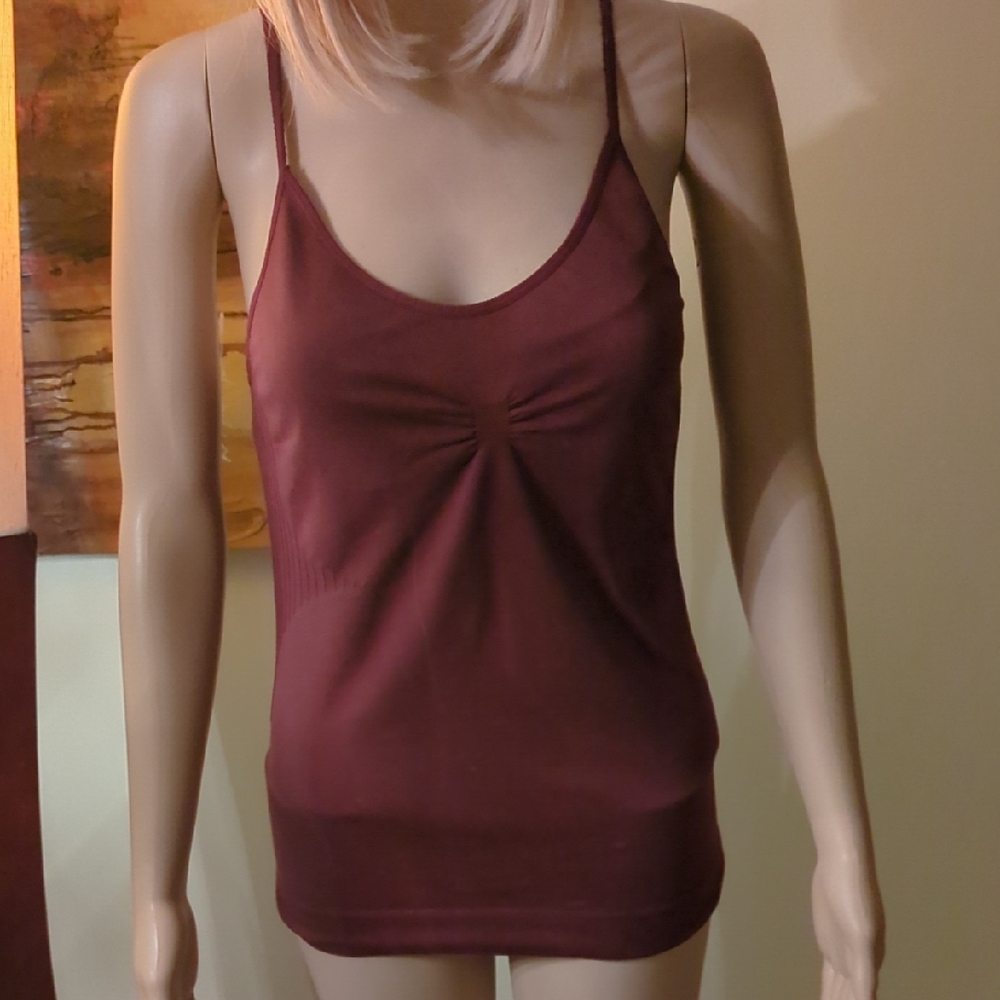 Women's Burgundy Spaghetti-Strap Camisole
